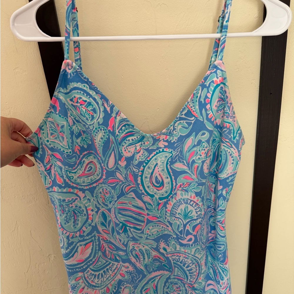 Lilly Pulitzer Maxi dress size L EUC - Picture 8 of 9